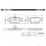 Тормозные колодки, комплект RIDEX U06T1D 0 402b0118 1437659775 - Изображение 5