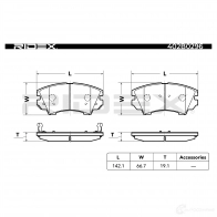 Тормозные колодки, комплект RIDEX 81C4W W 1437658901 402b0296 - Изображение 5