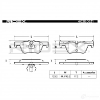 Тормозные колодки, комплект RIDEX 1437658063 402b0531 S ZER5V - Изображение 5