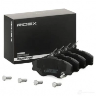 Тормозные колодки, комплект RIDEX 1437660286 O5 NIY7 402b1092 - Изображение 2