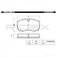 Тормозные колодки, комплект RIDEX U4 D9G 1437659096 402b0865 - Изображение 5