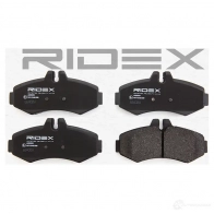 Тормозные колодки, комплект RIDEX 1437660459 402b0238 6C XK7 - Изображение 3