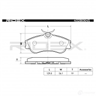 Тормозные колодки, комплект RIDEX 6C Y67R 1437658832 402b0645 - Изображение 4