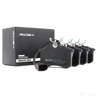 Тормозные колодки, комплект RIDEX 402b0067 1437651556 WU5X 9Y - Изображение 2