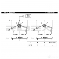 Тормозные колодки, комплект RIDEX 402b0067 1437651556 WU5X 9Y - Изображение 5