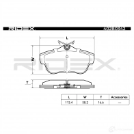 Тормозные колодки, комплект RIDEX NH 2RASK 402b0342 1437659086 - Изображение 5