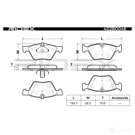 Тормозные колодки, комплект RIDEX CE QKG 402b0046 1437659548 - Изображение 6