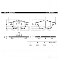 Тормозные колодки, комплект RIDEX 3C9XT H 402b0370 1437660193 - Изображение 4