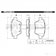 Тормозные колодки, комплект RIDEX G6 AIB 402b0316 1437657852 - Изображение 4