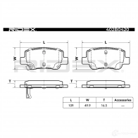 Тормозные колодки, комплект RIDEX LX7 UGKG 1437657637 402b0420 - Изображение 3