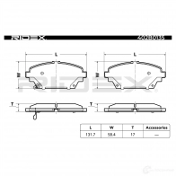 Тормозные колодки, комплект RIDEX 5 M95QP8 1437658620 402b0135 - Изображение 5
