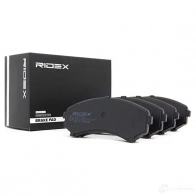 Тормозные колодки, комплект RIDEX 1437972346 MHE DF 402b0186 - Изображение 2