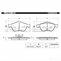 Тормозные колодки, комплект RIDEX 402b0312 P9 VCNJ 1437660498 - Изображение 4