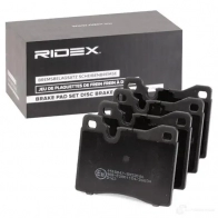 Тормозные колодки, комплект RIDEX 402b0941 1437657576 R0N 3NH - Изображение 2