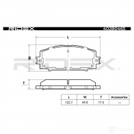 Тормозные колодки, комплект RIDEX JK 120 402b0465 1437658517 - Изображение 3