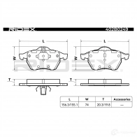 Тормозные колодки, комплект RIDEX B U7Q3 402b0249 1437660539 - Изображение 5