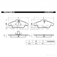 Тормозные колодки, комплект RIDEX 1437660419 402b0127 89RF 2 - Изображение 4