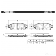 Тормозные колодки, комплект RIDEX W4O YV 1437657848 402b0193 - Изображение 6