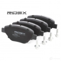 Тормозные колодки, комплект RIDEX 402b0956 1437659318 T0Z 2X - Изображение 1