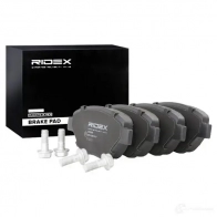Тормозные колодки, комплект RIDEX 402b0956 1437659318 T0Z 2X - Изображение 2