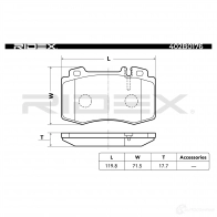 Тормозные колодки, комплект RIDEX 402b0176 1437659063 4 YGX5I - Изображение 3
