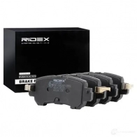 Тормозные колодки, комплект RIDEX 402b0586 8C7P 06 1437658964 - Изображение 2