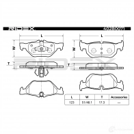 Тормозные колодки, комплект RIDEX 402b0071 6WH PFYG 1437651382 - Изображение 5