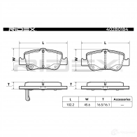 Тормозные колодки, комплект RIDEX 1437651363 495X 5IP 402b0184 - Изображение 4