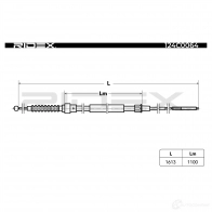Трос ручника, стояночного тормоза RIDEX 124c0064 1437707668 MDVK J9 - Изображение 6