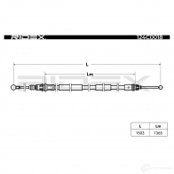 Трос ручника, стояночного тормоза RIDEX 124c0018 1437705698 WZPZOE M - Изображение 6