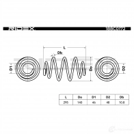 Пружина RIDEX 188c0172 S 0KAS 1437702825 - Изображение 4