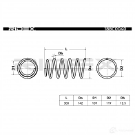 Пружина RIDEX Z228I 4 188c0041 1437704165 - Изображение 4