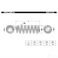 Пружина RIDEX 1437703089 188c0125 JSC2RZ 2 - Изображение 5