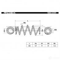 Пружина RIDEX 1437702343 4N 6SDL 188c0391 - Изображение 4