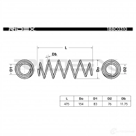 Пружина RIDEX 188c0310 5CE 48 1437703918 - Изображение 3