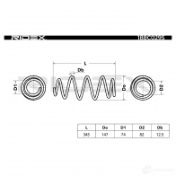 Пружина RIDEX 188c0295 KGSQP LY 1438631065 - Изображение 4