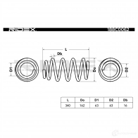 Пружина RIDEX 188c0062 1437704713 17 NZNM - Изображение 5