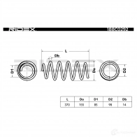 Пружина RIDEX 1437703107 F5 LDTLU 188c0292 - Изображение 2