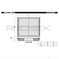 Салонный фильтр RIDEX 1437660710 58BMN D 424i0029 - Изображение 3