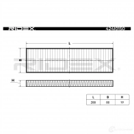 Салонный фильтр RIDEX 1437657783 NXRC JA 424i0150 - Изображение 3