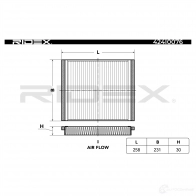 Салонный фильтр RIDEX 424i0076 1437658357 L4P FB - Изображение 2