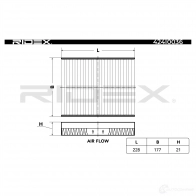 Салонный фильтр RIDEX 424i0036 1437649096 PN DNKM - Изображение 4