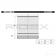 Салонный фильтр RIDEX 9 0N721 1437650679 424i0287 - Изображение 2