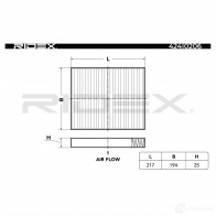 Салонный фильтр RIDEX 424i0206 1437657816 TCD5 1 - Изображение 2