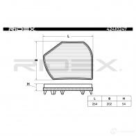 Салонный фильтр RIDEX 1437651050 R159V B 424i0247 - Изображение 4