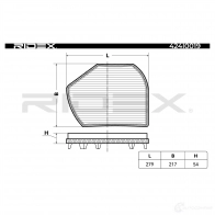Салонный фильтр RIDEX 1437649663 6Z AZLL 424i0019 - Изображение 4