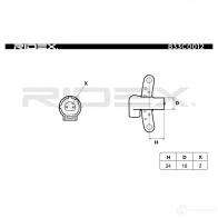 Датчик положения коленвала RIDEX 833c0012 1437736298 H AKMFW - Изображение 3