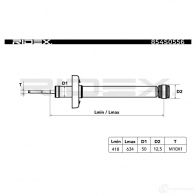 Амортизатор RIDEX 854s0556 1437741861 2DP 9I - Изображение 3