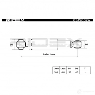 Амортизатор RIDEX XEVZ Q 1437737036 854s0024 - Изображение 2