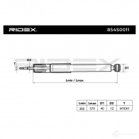 Амортизатор RIDEX 854s0011 1437742644 WX 3WZW - Изображение 2